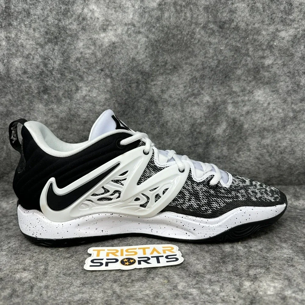 Nike KD 15 Basketball Shoes Mens 13 Black White Speckled Oreo DO9826-100